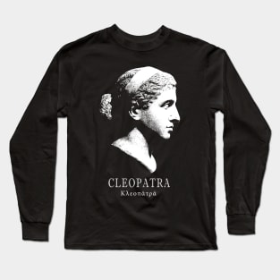 Cleopatra, Queen of Egypt, Portrait Long Sleeve T-Shirt